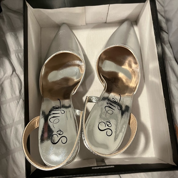 Slingback silver pumps 👠 - Picture 2 of 4